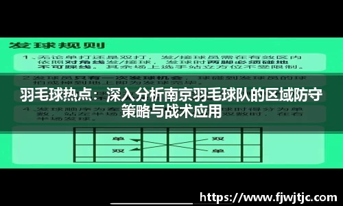 羽毛球热点：深入分析南京羽毛球队的区域防守策略与战术应用