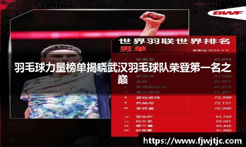 羽毛球力量榜单揭晓武汉羽毛球队荣登第一名之巅
